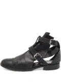 Pierre Hardy cut-out buckled boots - Black