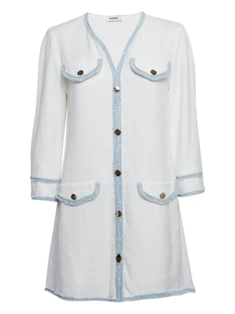 SANDRO 2024 contrasting-trim dress