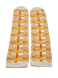 Hermès Pre-Owned geometric-pattern cashmere socks - Neutrals