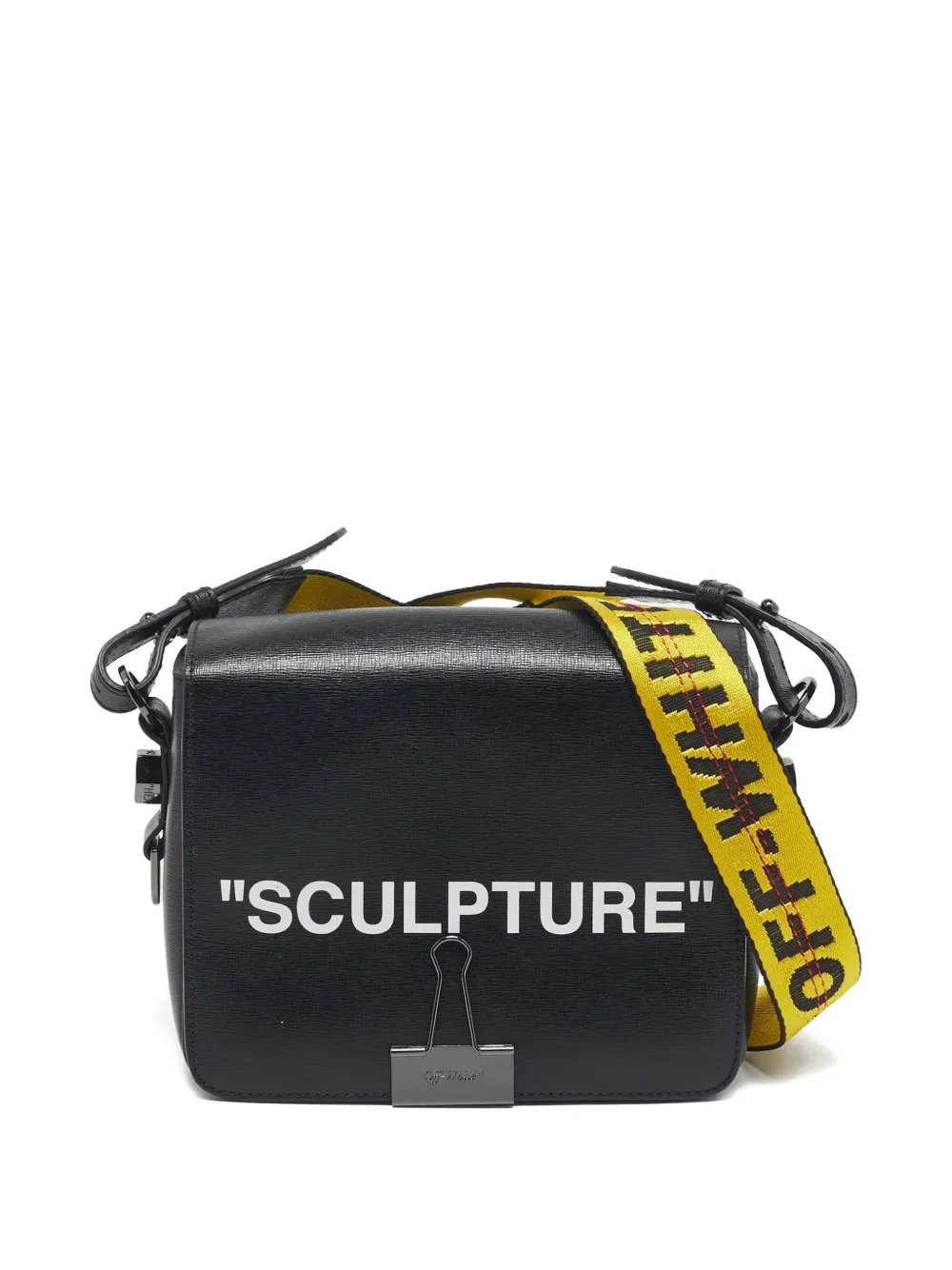 Off-White Pre-Owned ロゴ ショルダーバッグ - ブラック Off-White Pre-Owned ロゴ ショルダーバッグ - ブラック