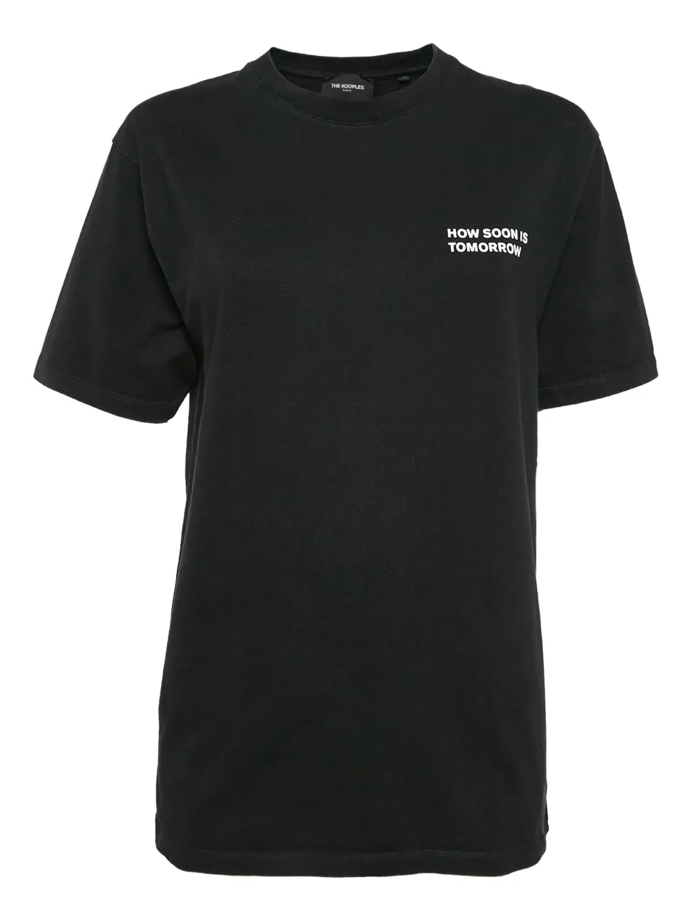 The Kooples cotton T-shirt | Black | Image 1