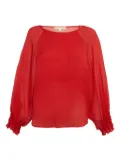Maje silk blouse - Red