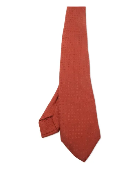 Hermès Pre-Owned ربطة عنق 'فاسوني' بنقش H ‫2024‬