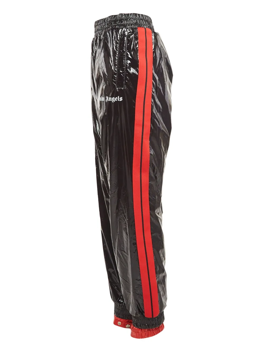 Moncler Vintage x Palm Angels 2024 side stripe track pants - ブラック Moncler Vintage x Palm Angels 2024 side stripe track pants - ブラック