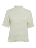 See by Chloé button-detail knitted top - Neutrals