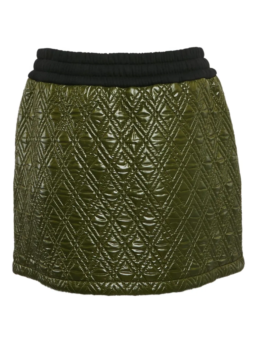 Gucci Pre-Owned 2024 gewatteerde mini-rok - Groen