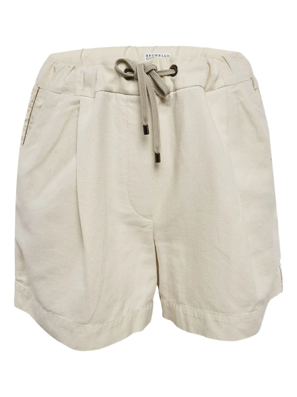 drawstring-waist shorts