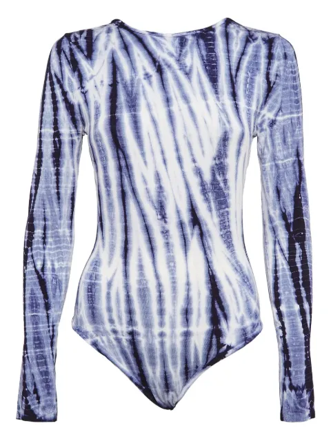 Ninety Percent tie-dye bodysuit 