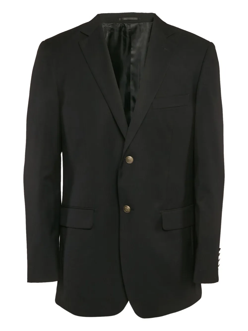Balmain Pre-Owned gabardine single-breasted blazer | Black | Image 1
