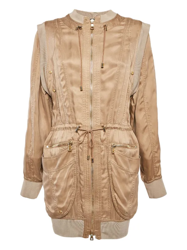 Balmain Pre-Owned ジップアップ ジャケット | ニュートラル | FARFETCH JP