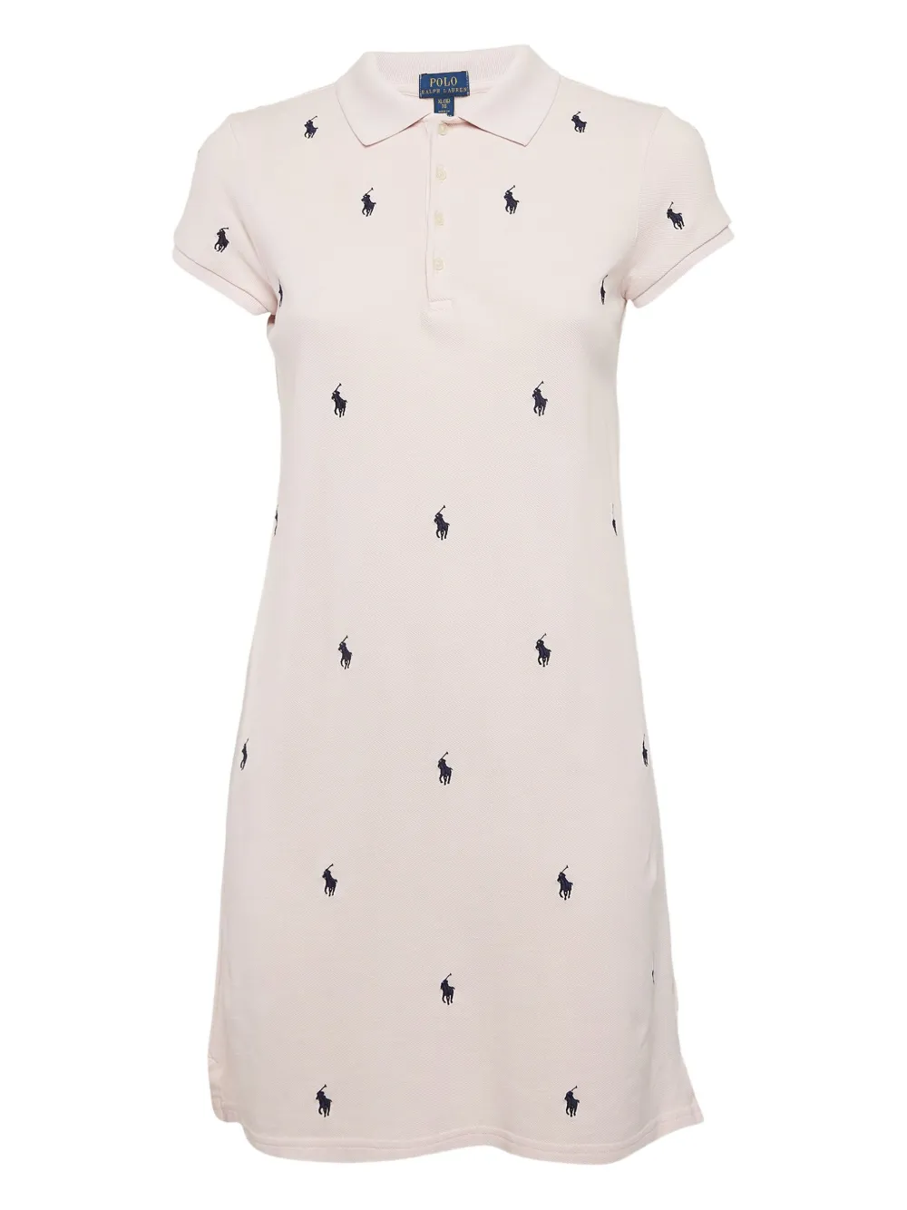 logo-print cotton dress