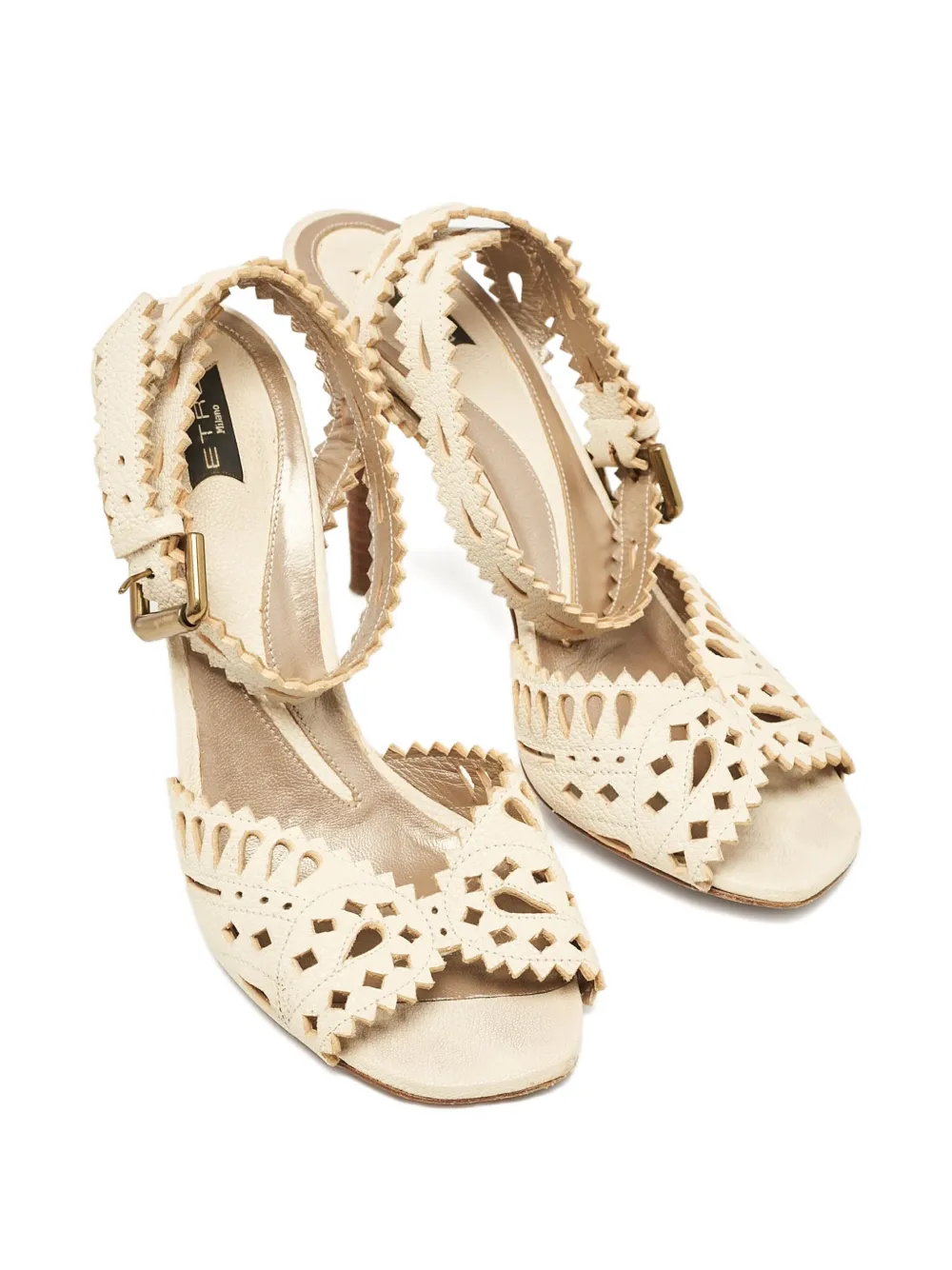Etro Pre-Owned 100mm cut-out sandals | Image 2