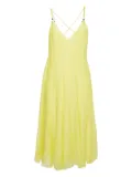 Polo Ralph Lauren criss-cross straps midi dress - Yellow