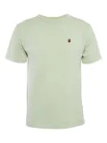 A BATHING APE® logo-appliqué cotton T-shirt - Green