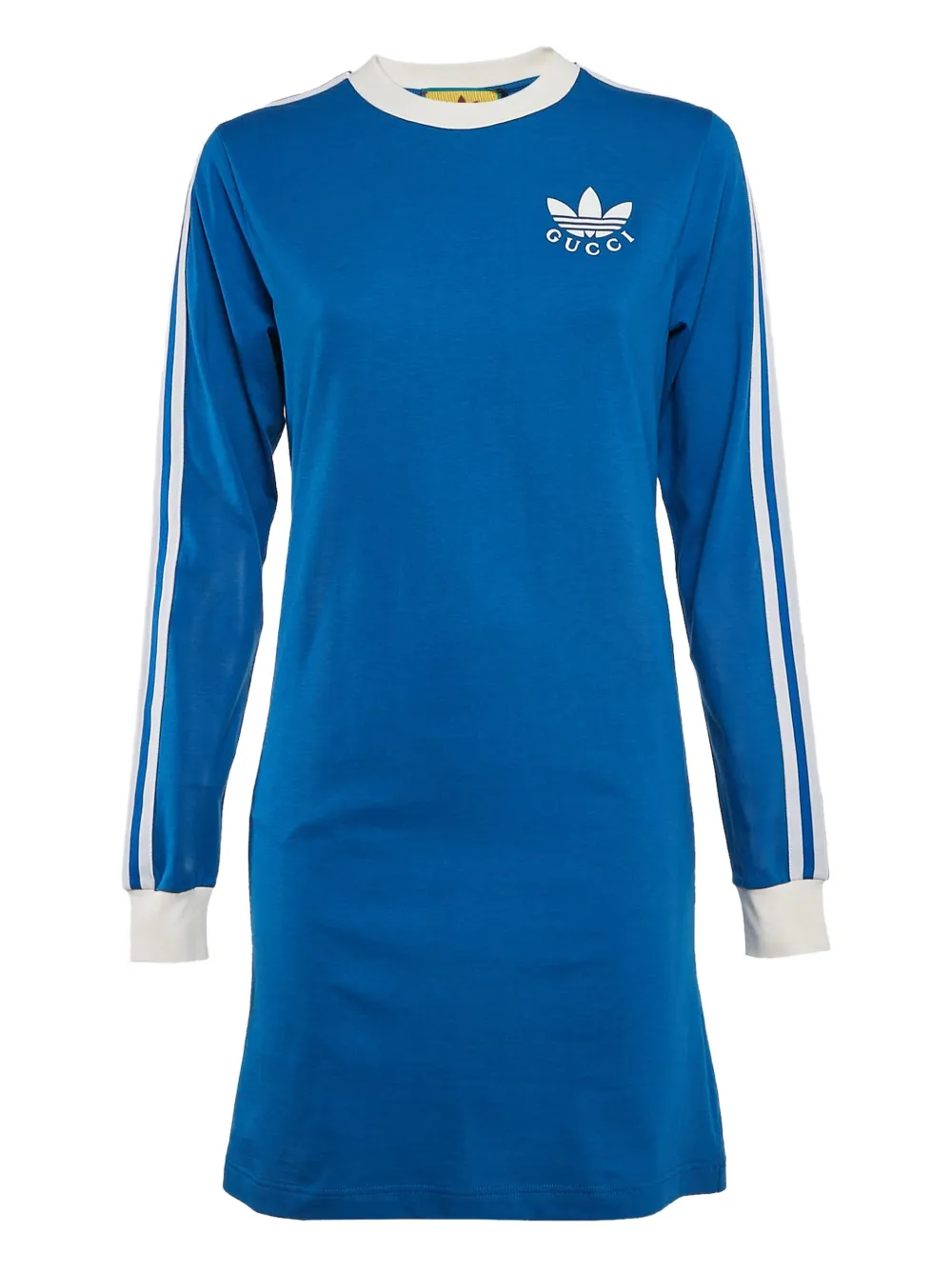 Gucci Pre-Owned x adidas ミニドレス - ブルー Gucci Pre-Owned x adidas ミニドレス - ブルー