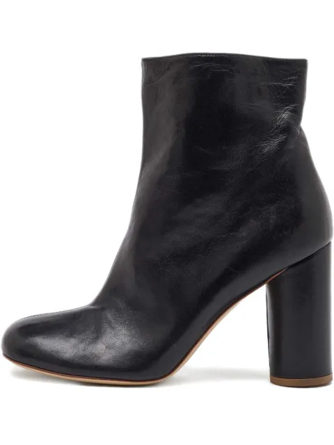 JOSEPH pre-owned leather zip-up boots