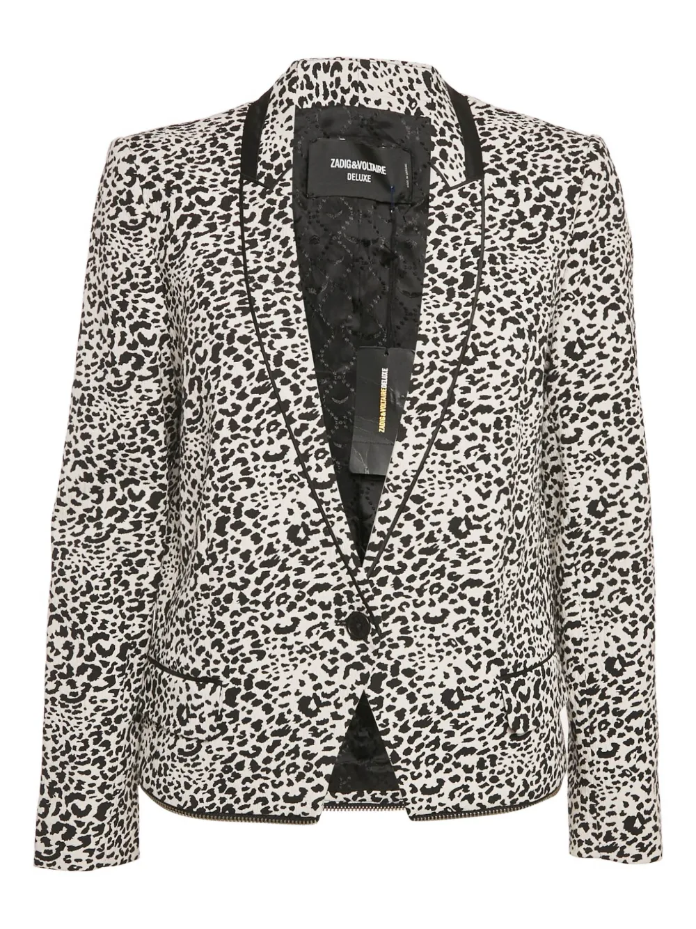 Zadig&Voltaire leopard-print blazer | Black | Image 1