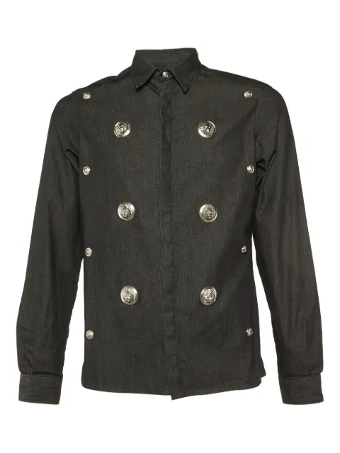 Versus Pre-Owned Medusa Head-buttons shirt