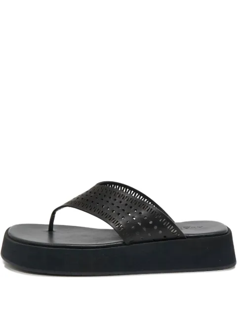 Alaïa Pre-Owned صندل جلد مسطح
