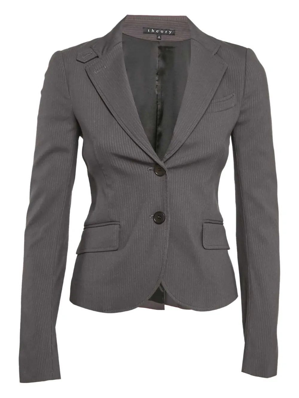 Theory pre-owned pinstripe-pattern blazer | Grau | Image 1