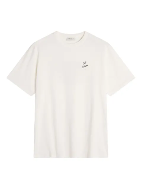 CAFÉ KITSUNÉ t-shirt à logo imprimé