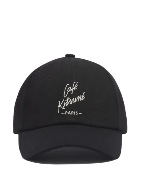 CAFÉ KITSUNÉ logo-embroidered baseball cap