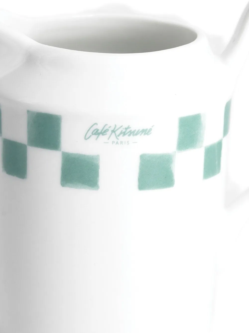 CAFÉ KITSUNÉ checked porcelain milk jug | Tableware | Image 2