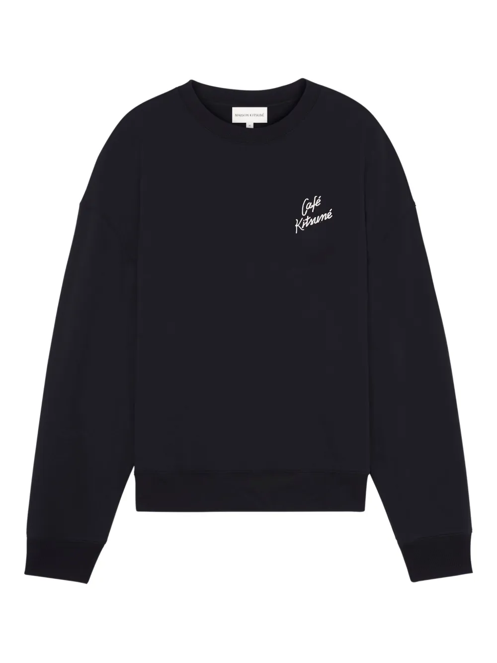 Maison Kitsuné Logo Sweatshirt In Black
