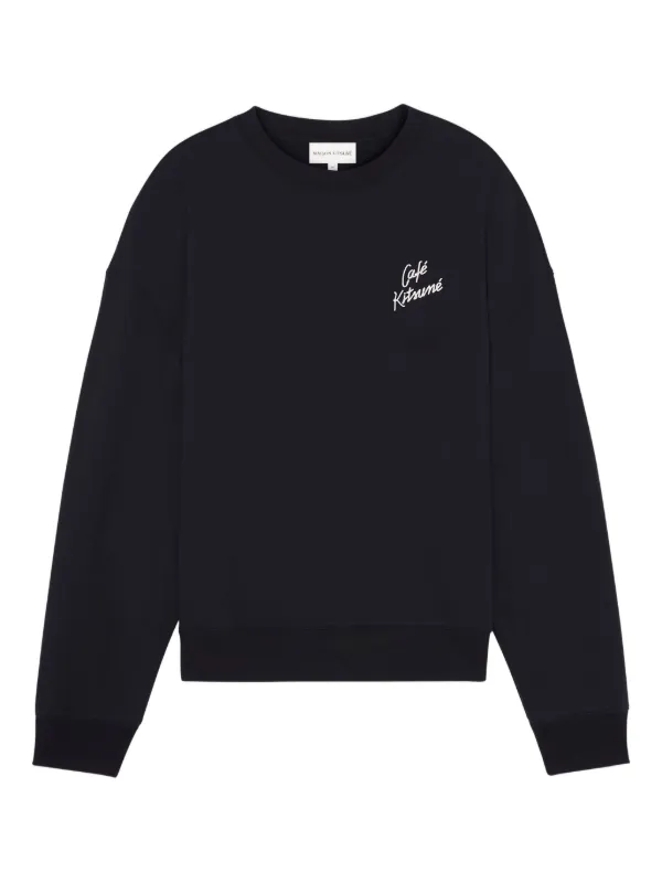 MAISON KITSUNÉ スウェット Maison Kitsuné ロゴ スウェットシャツ | ブラック | FARFETCH JP