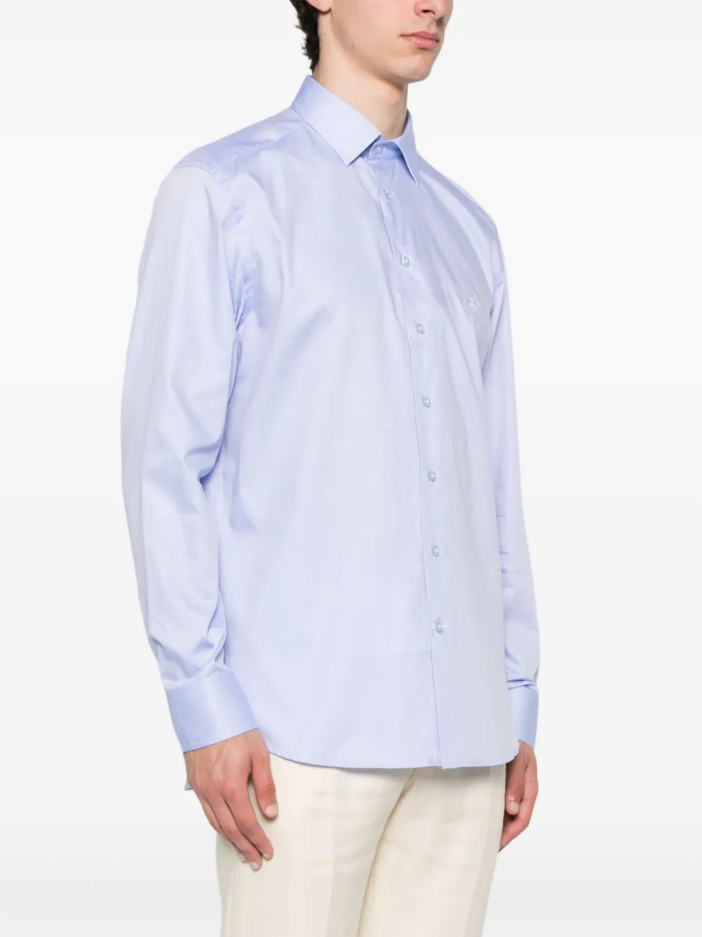 ETRO Katoenen overhemd Blauw
