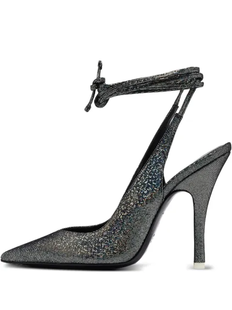 The Attico 110mm lace pumps shoes