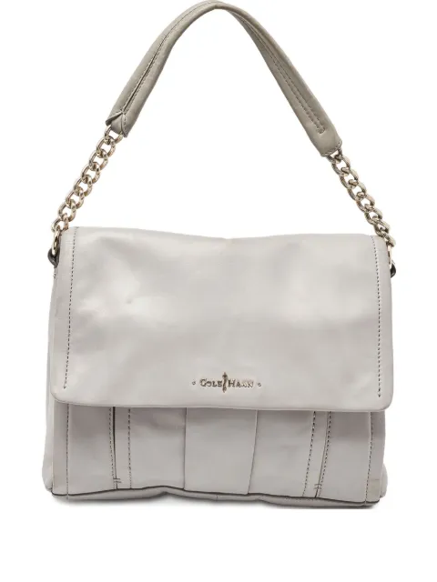 Cole Haan pre-owned pleated leather shoulder bag