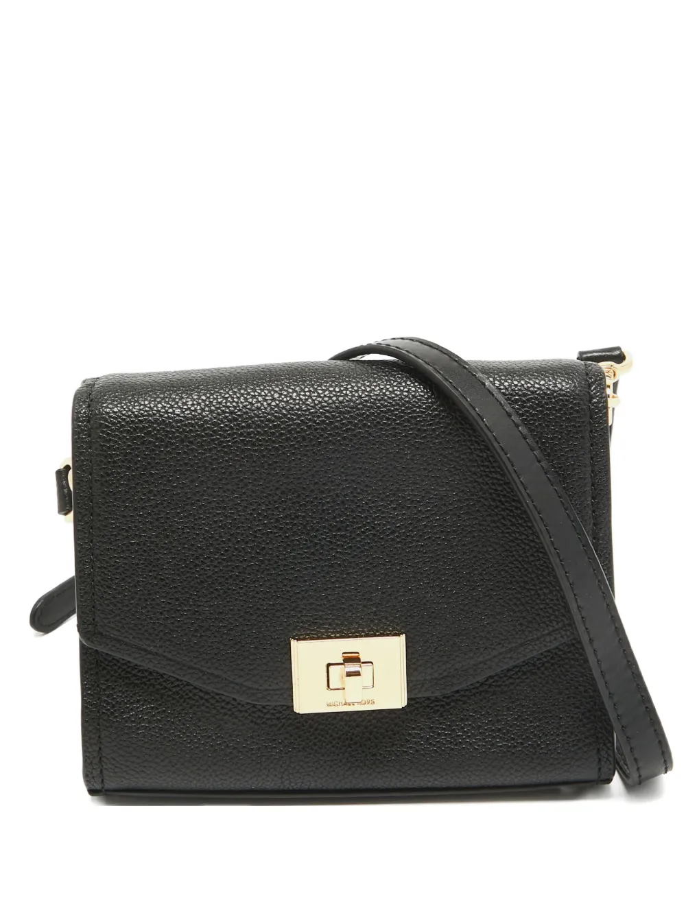 Michael Kors レザー ショルダーバッグ - ブラック Michael Kors レザー ショルダーバッグ - ブラック