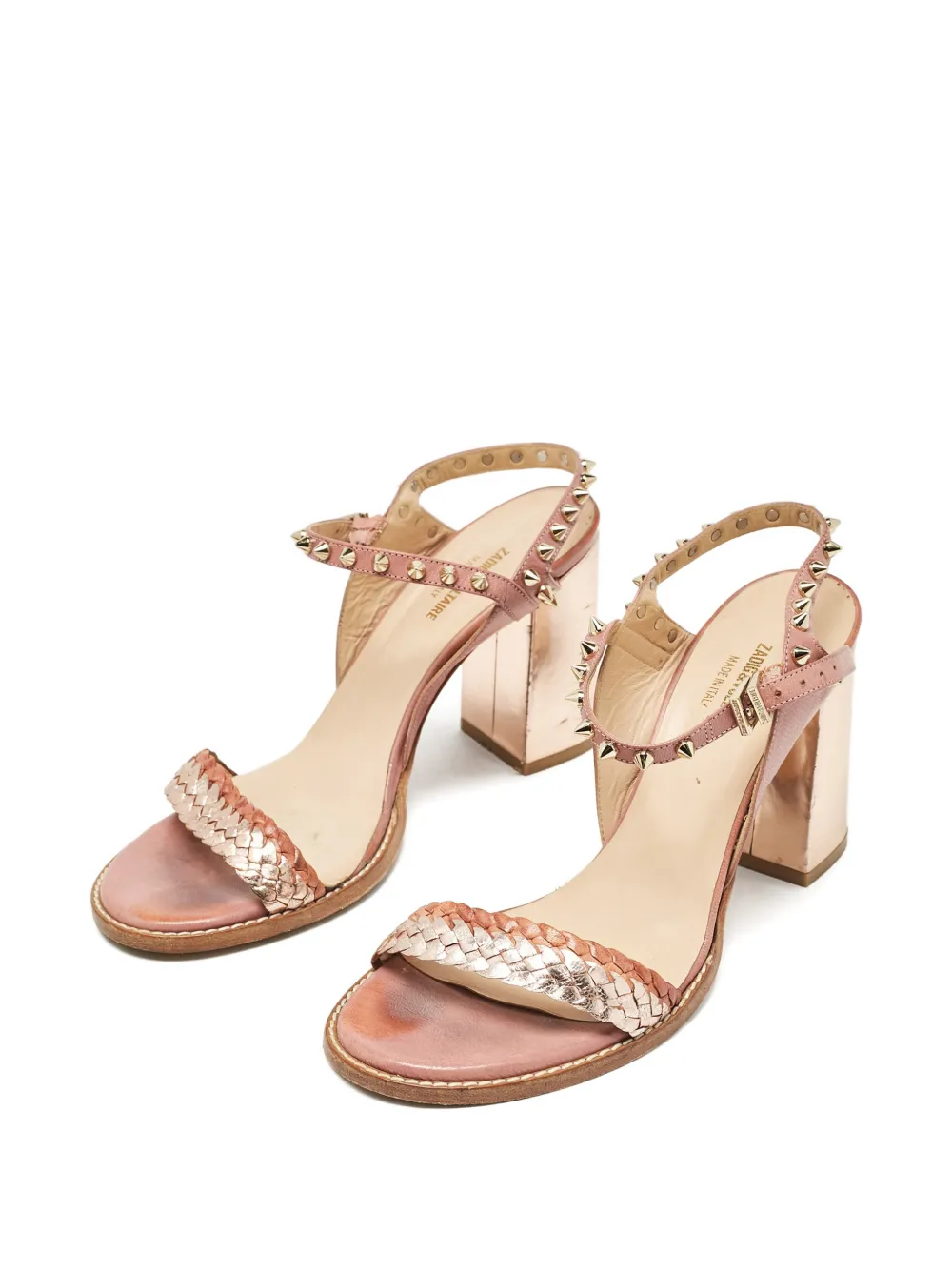 Zadig&Voltaire braided sandals - Roze