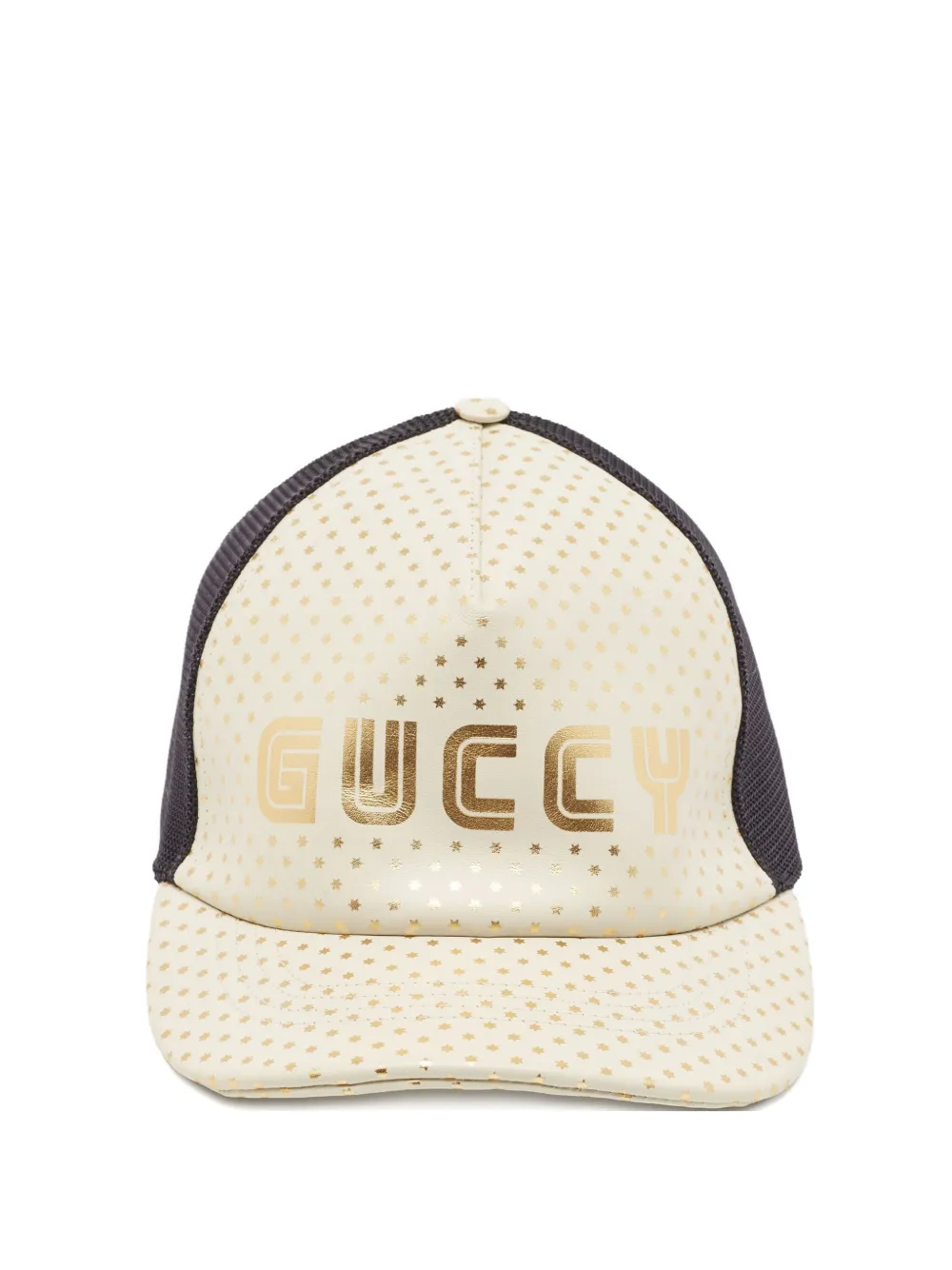 Gucci Pre-Owned logo-print cap - ホワイト Gucci Pre-Owned logo-print cap - ホワイト