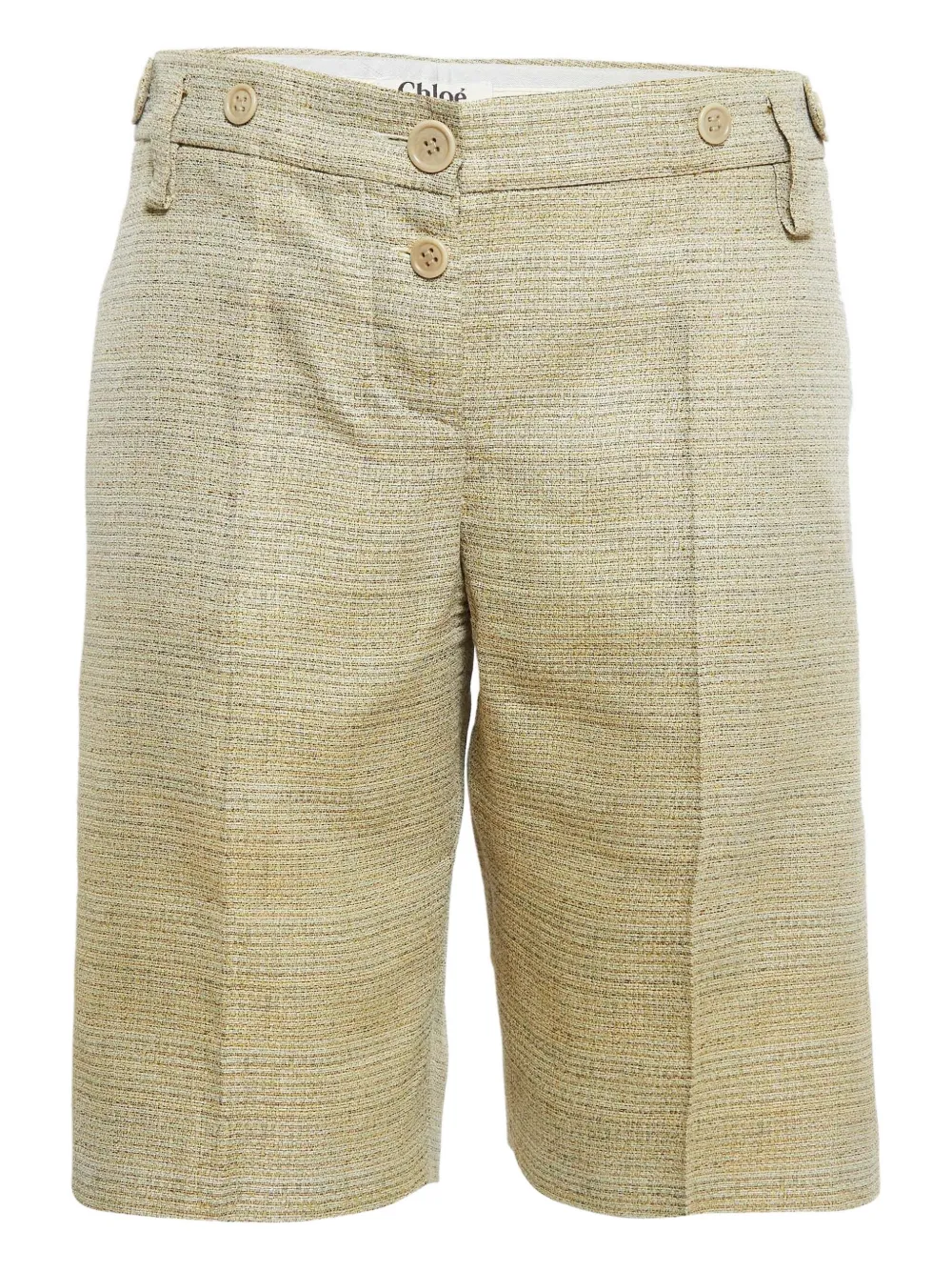 Chloé Pre-Owned button-fastening shorts | Nude | Image 1