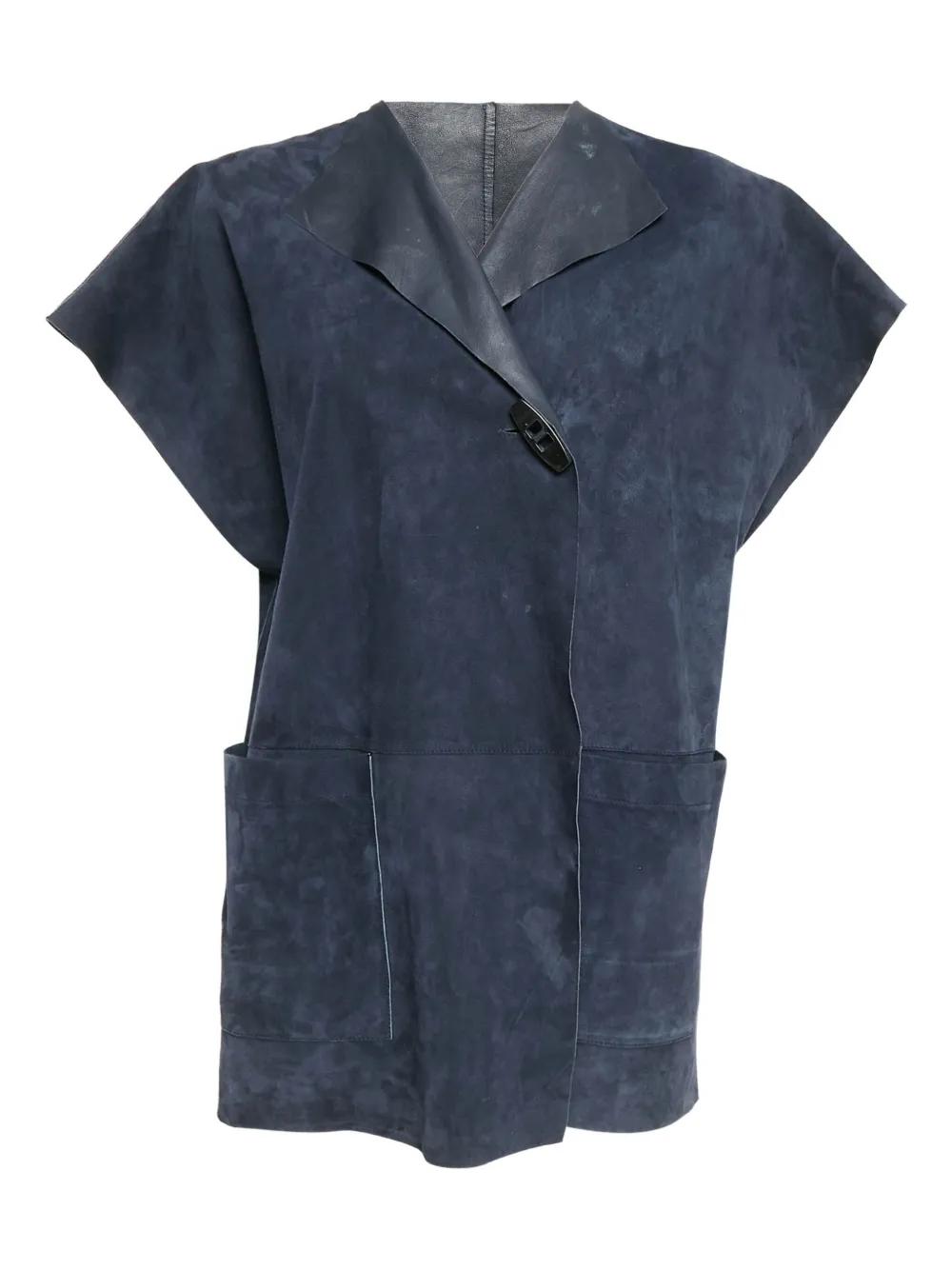 Carolina Herrera pre-owned suede jacket | Blue | Image 1