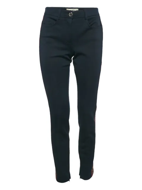 Fendi Pre-Owned pantalon à taille à logo