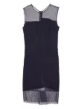SANDRO pre-owned mesh-panel dress - Blue