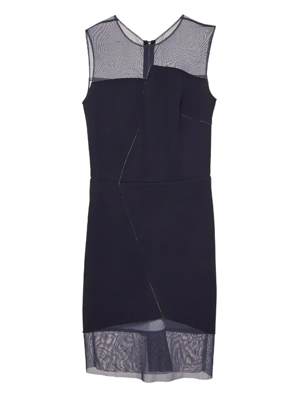 sandro mesh dress SANDRO mesh-detailed Mini Dress | Red