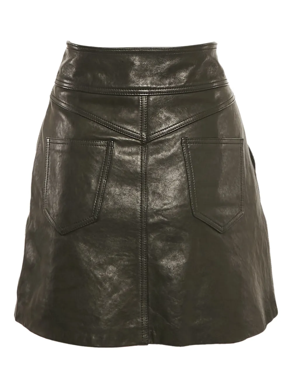 KHAITE 2024 leather mini skirt | Image 2