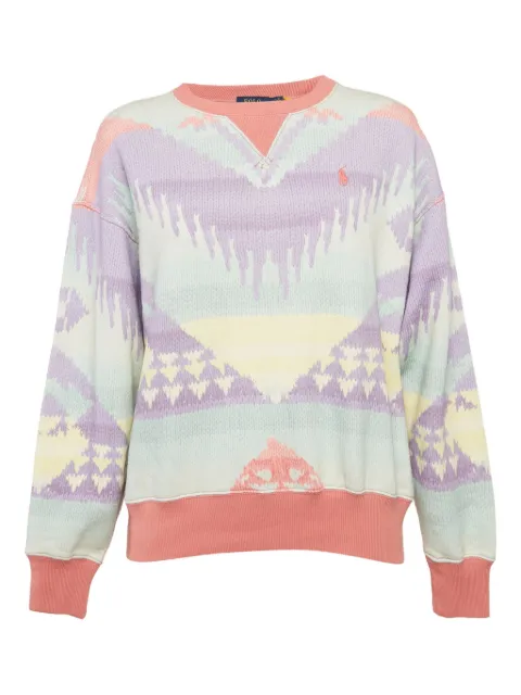 Polo Ralph Lauren Vintage pre-owned geometric-print sweatshirt