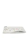 Kenzo Pre-Owned logo-print clutch bag - White