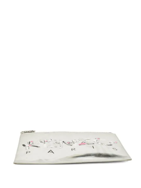 Kenzo Pre-Owned logo-print clutch bag
