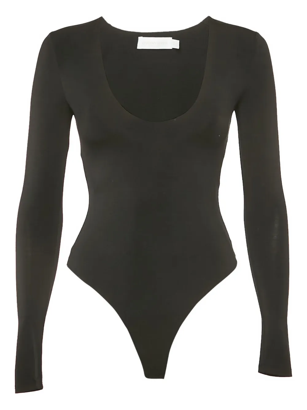 Simkhai long sleeve V-neck bodysuit | Black | Image 1