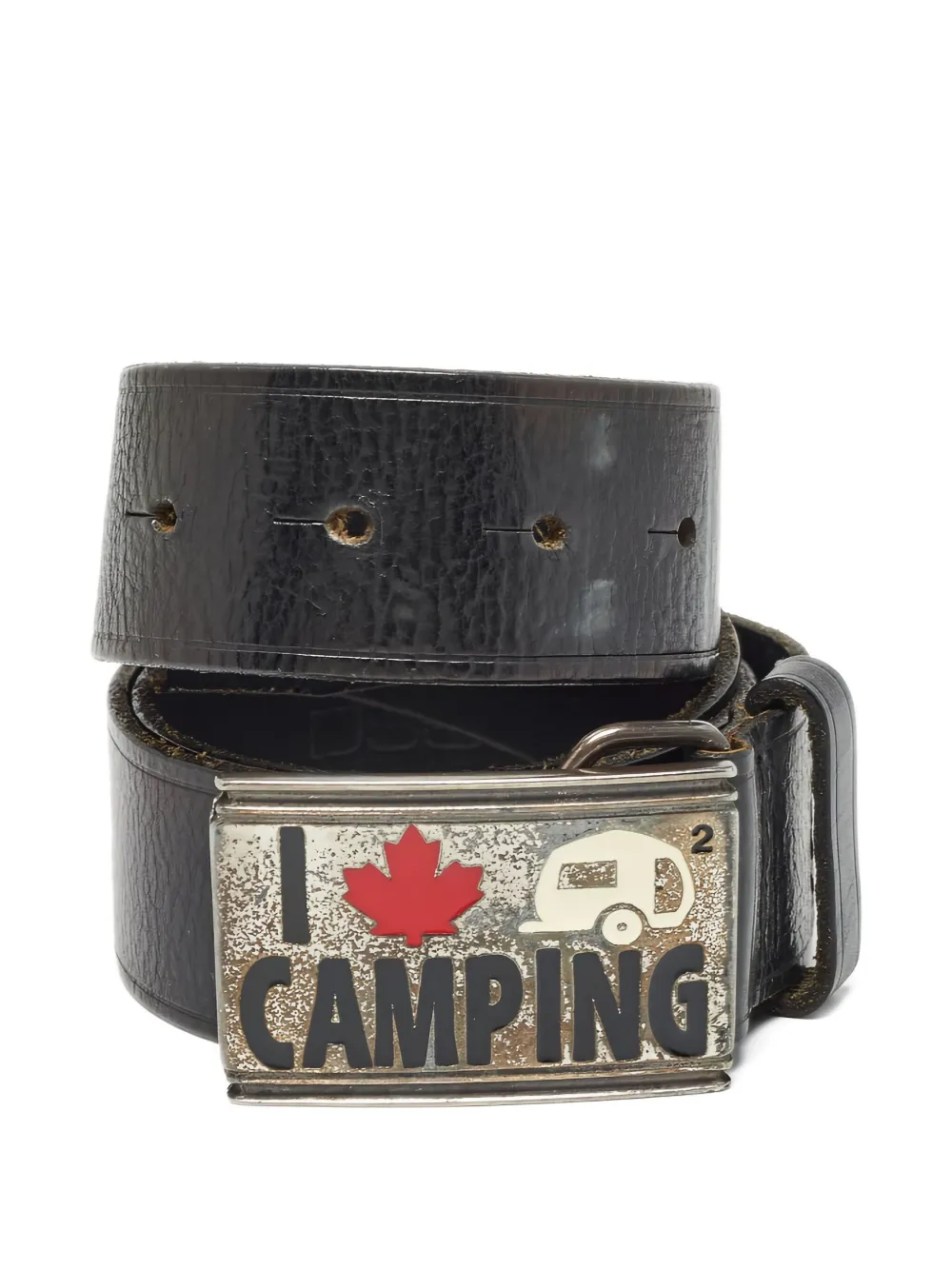 DSQUARED2 2024 slogan-embellished belt | Black | Image 1
