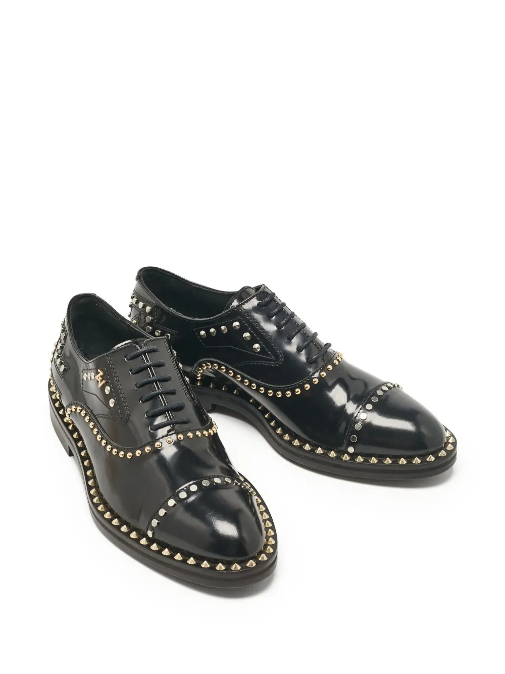 Zadig&Voltaire pre-owned studded leather Oxford shoes | Image 2