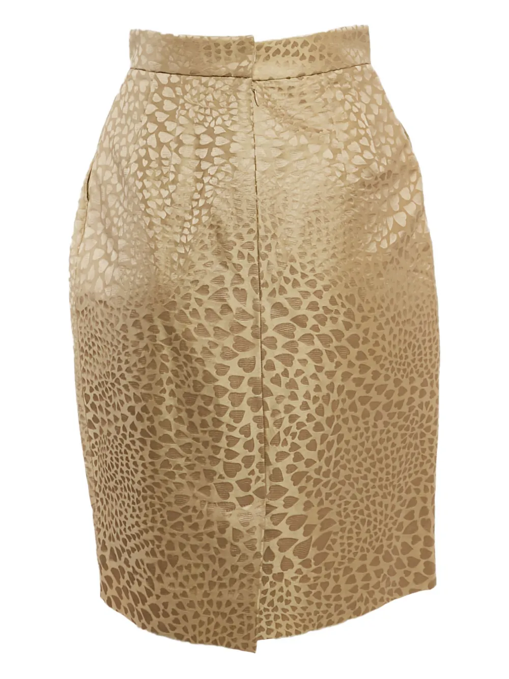 Saint Laurent Pre-Owned heart-pattern skirt | Image 2