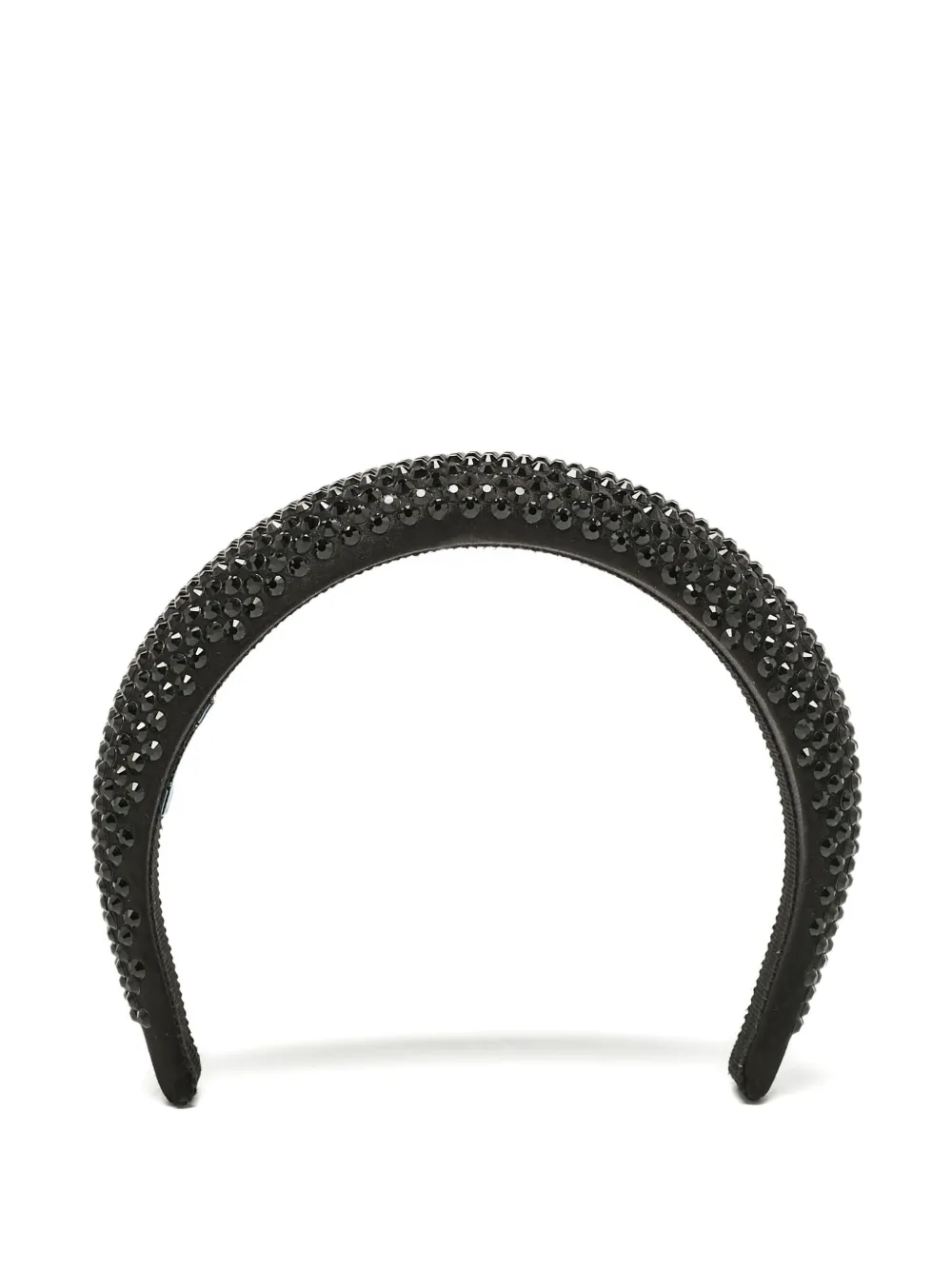 Prada Pre-Owned satin crystal-embellished headband | Image 1