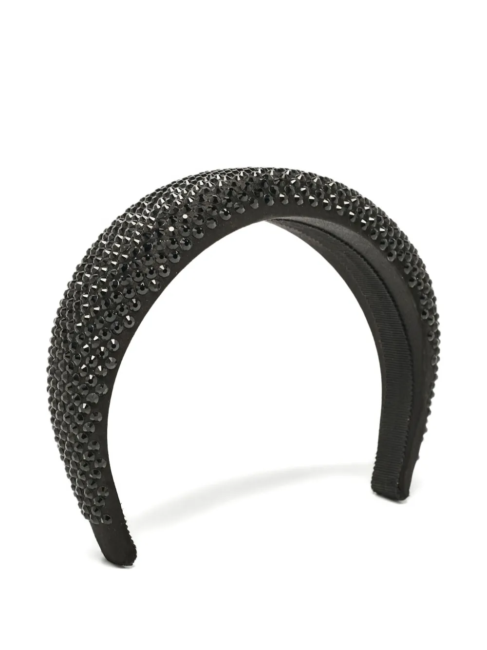Prada Pre-Owned satin crystal-embellished headband | Image 2